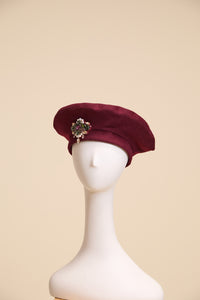Binata Millinery x the øther Embroidered Beret